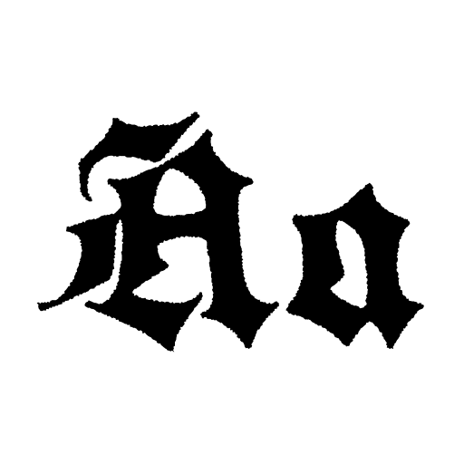 Black Child Font icon