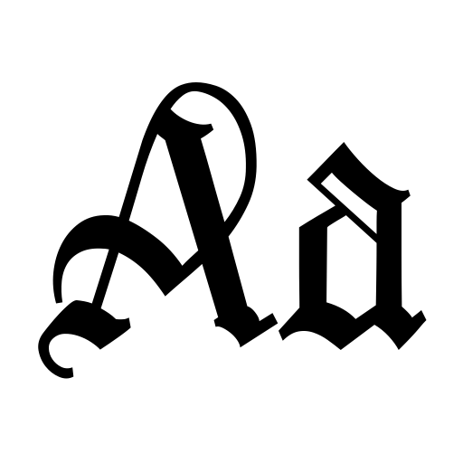 Black Clover Font icon
