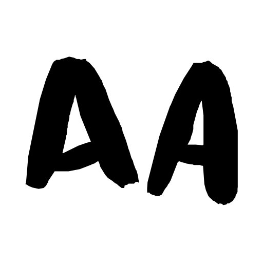 Black Cluster DEMO Font icon