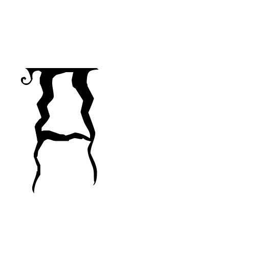 Black Cow Font icon