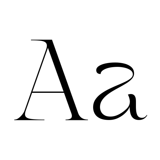 Black Delights Font icon
