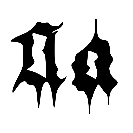 Black Demon Font icon