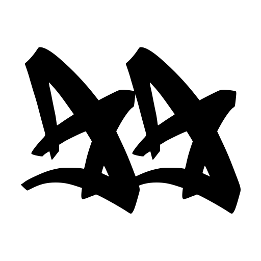 Black Devils Graffiti Font icon