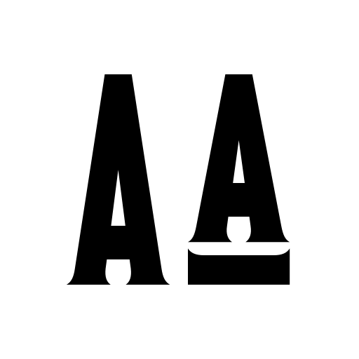 Black Donshine Demo Font icon