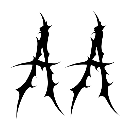 Black Dread Font icon
