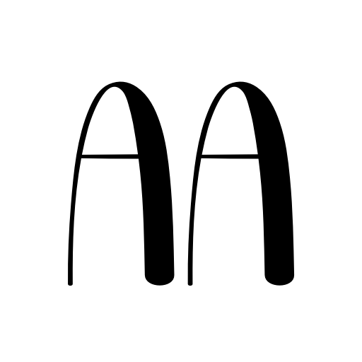 Black Easter Font icon