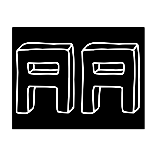 Black Entreprise Font icon