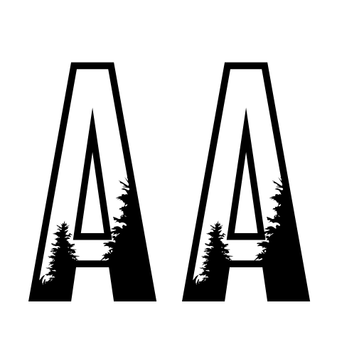 BLACK FOREST Font icon