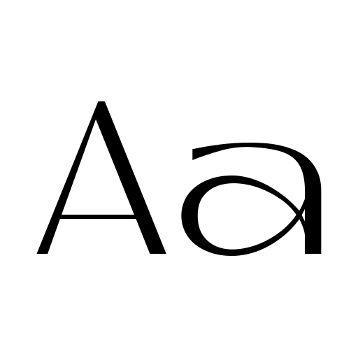 Black Forte Demo Font icon