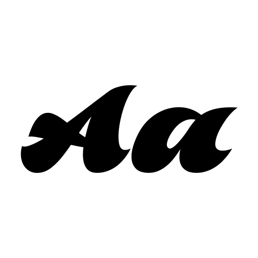 Black Fox Personal Use Only Font icon