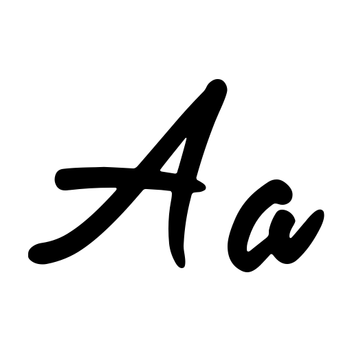 Black Freeday Font icon