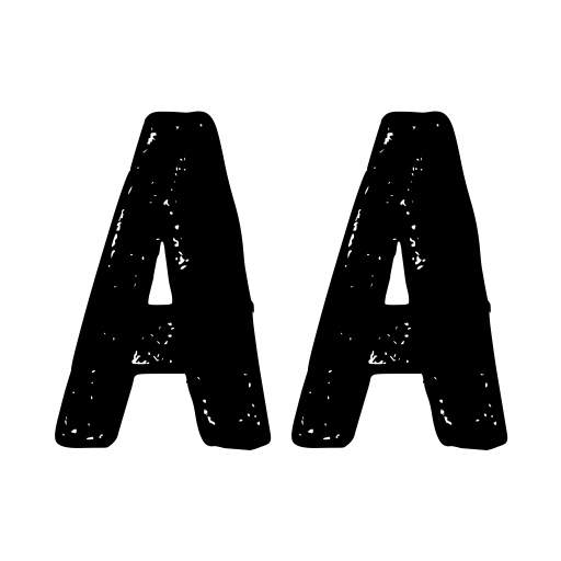 Black Ground Font icon