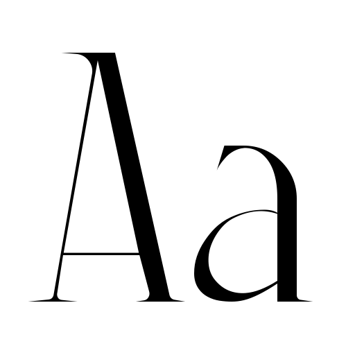 Black Grow Demo Font icon