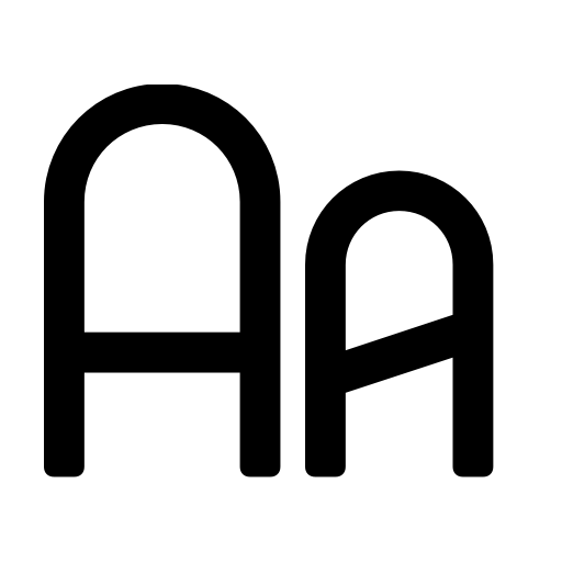 Black Hole Font icon