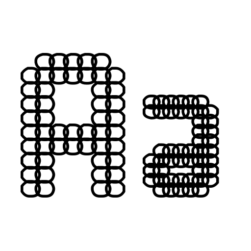 Black Hoops Font preview
