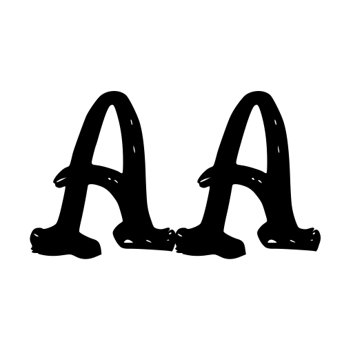 Black Hosten Font preview