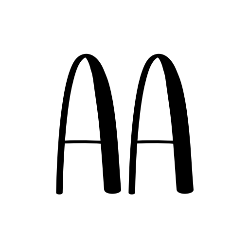 Black Hunter Font icon