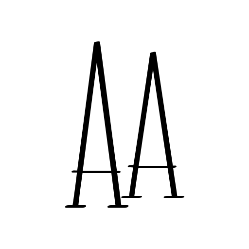 Black Irons Font icon