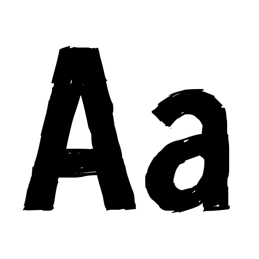 Black is not a color Font preview