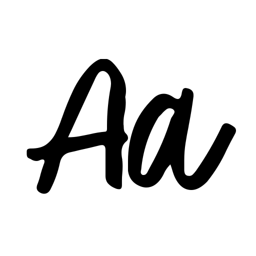 Black Jacky Font icon