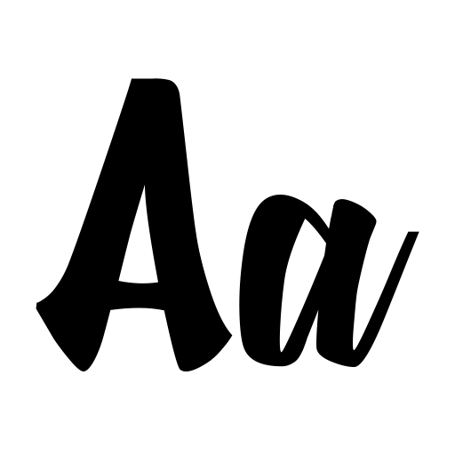 Black Jacky Font icon
