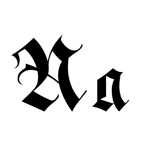 Black Joker Font icon