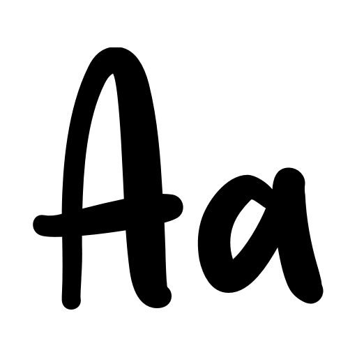 Black Matcha Font icon