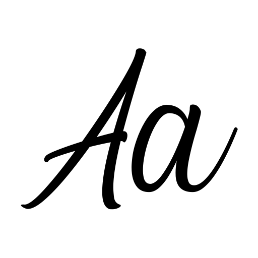 Black Matland Font icon