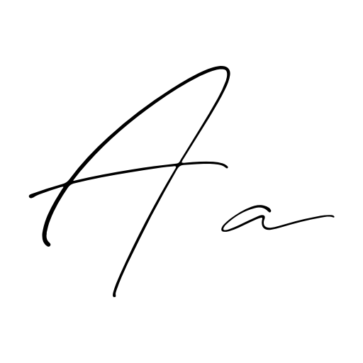 Black Matteo Font icon