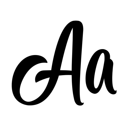 Black Melody - Personal Use Font icon