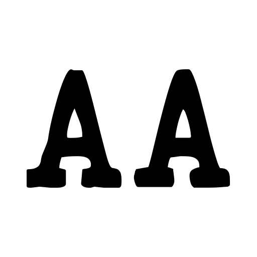 Black Milk Rough Font icon