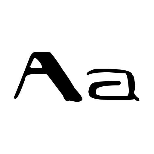 Black Model Font icon