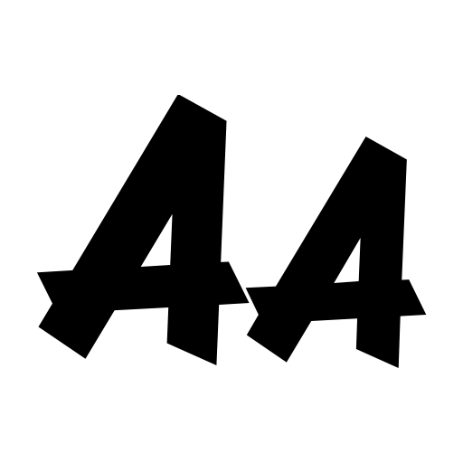 BLACK MONSTER Font icon