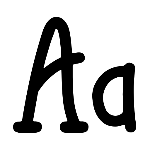 Black Moon Font icon