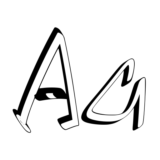 Black Mortal Font icon