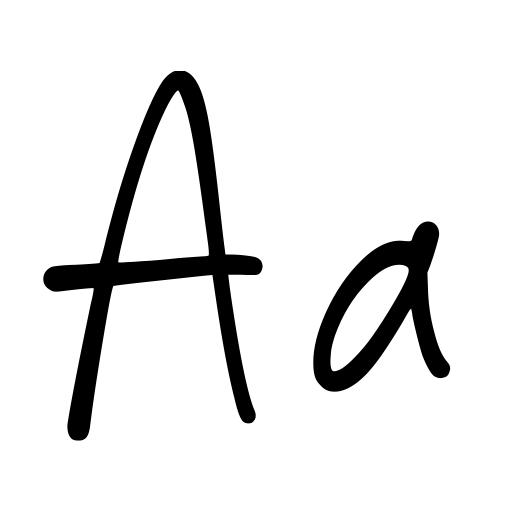 Black Mystique Font icon