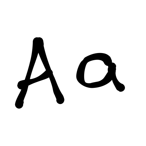 Black n Blue Font icon