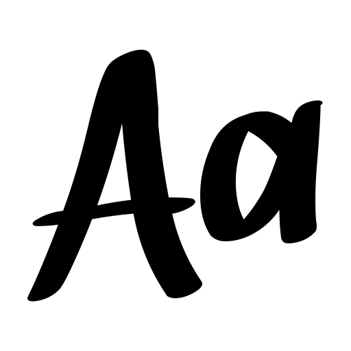 Black Optimus - Personal Use Font icon