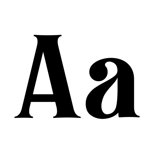 Black Quality Font icon