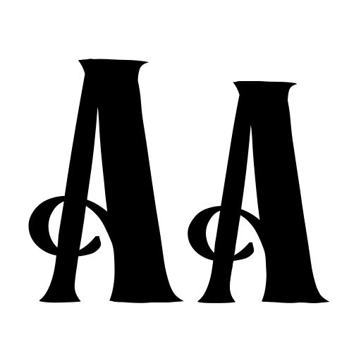 Black Rainbow Serif FREE Font preview