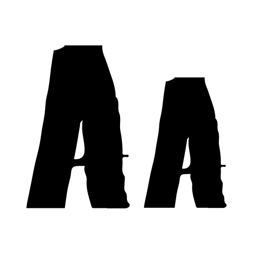 BLACK_RIGHT Font preview