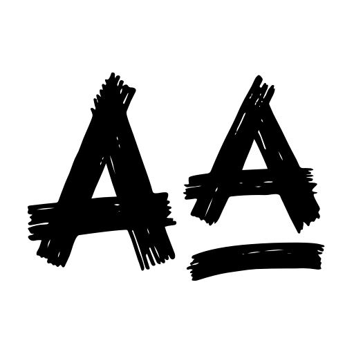 Black Rocker Font icon