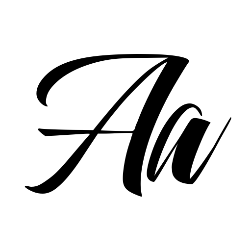 Black Rocket Font icon
