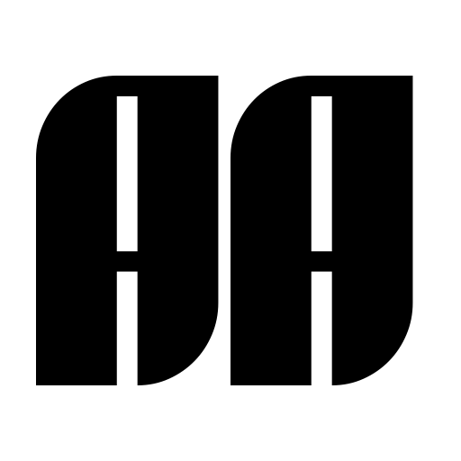 Black skull Font icon