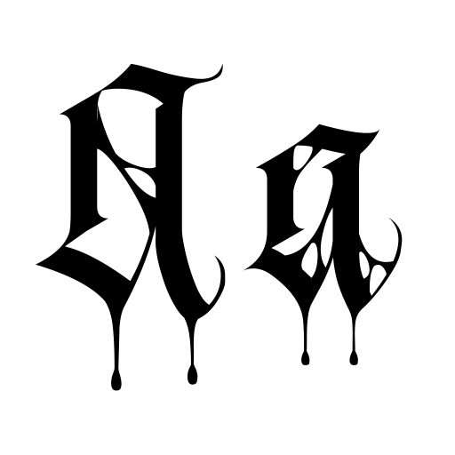 Black Spider Font icon