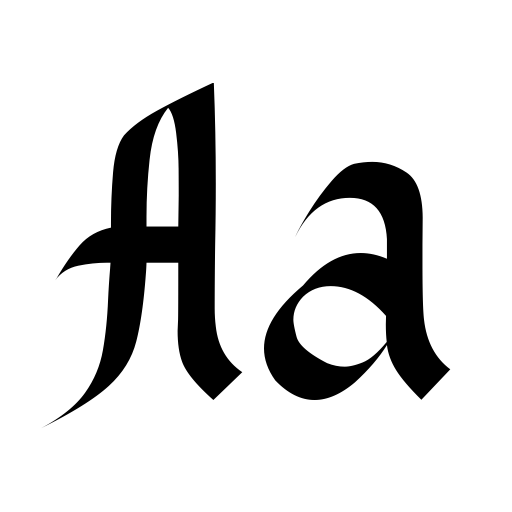 Black Spot Font icon