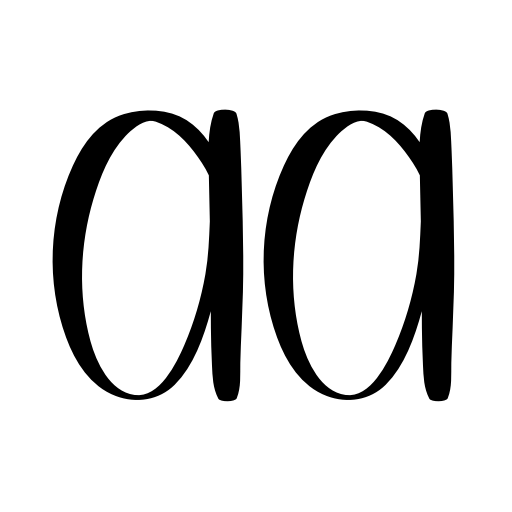 Black Story Font icon