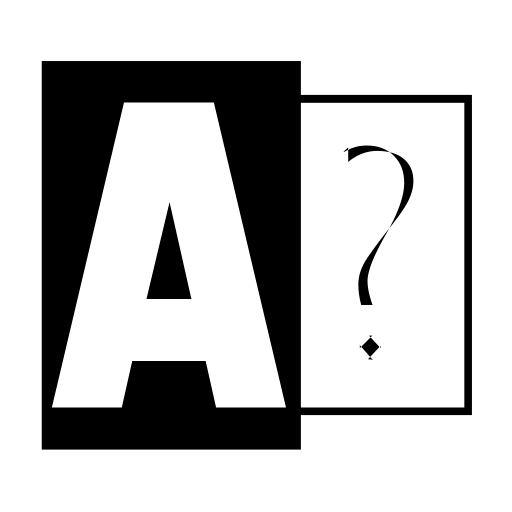 Black Streamer Font icon
