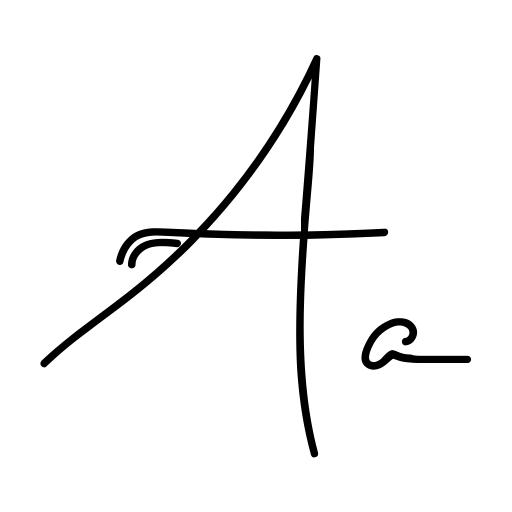 Black Suit Demo Font icon