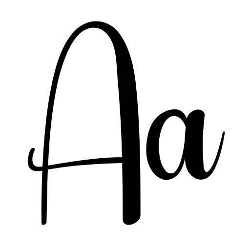 Black Sunday Font icon